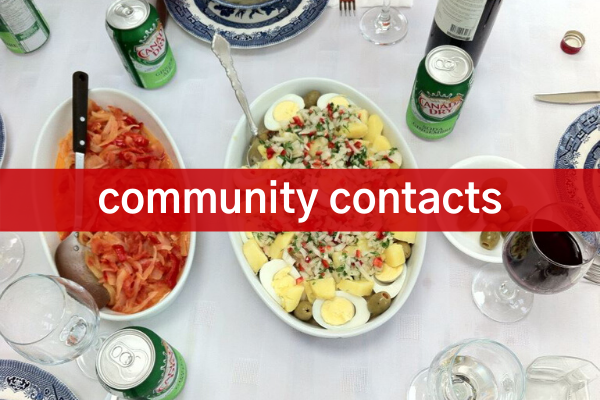 Community Contacts, Community Information