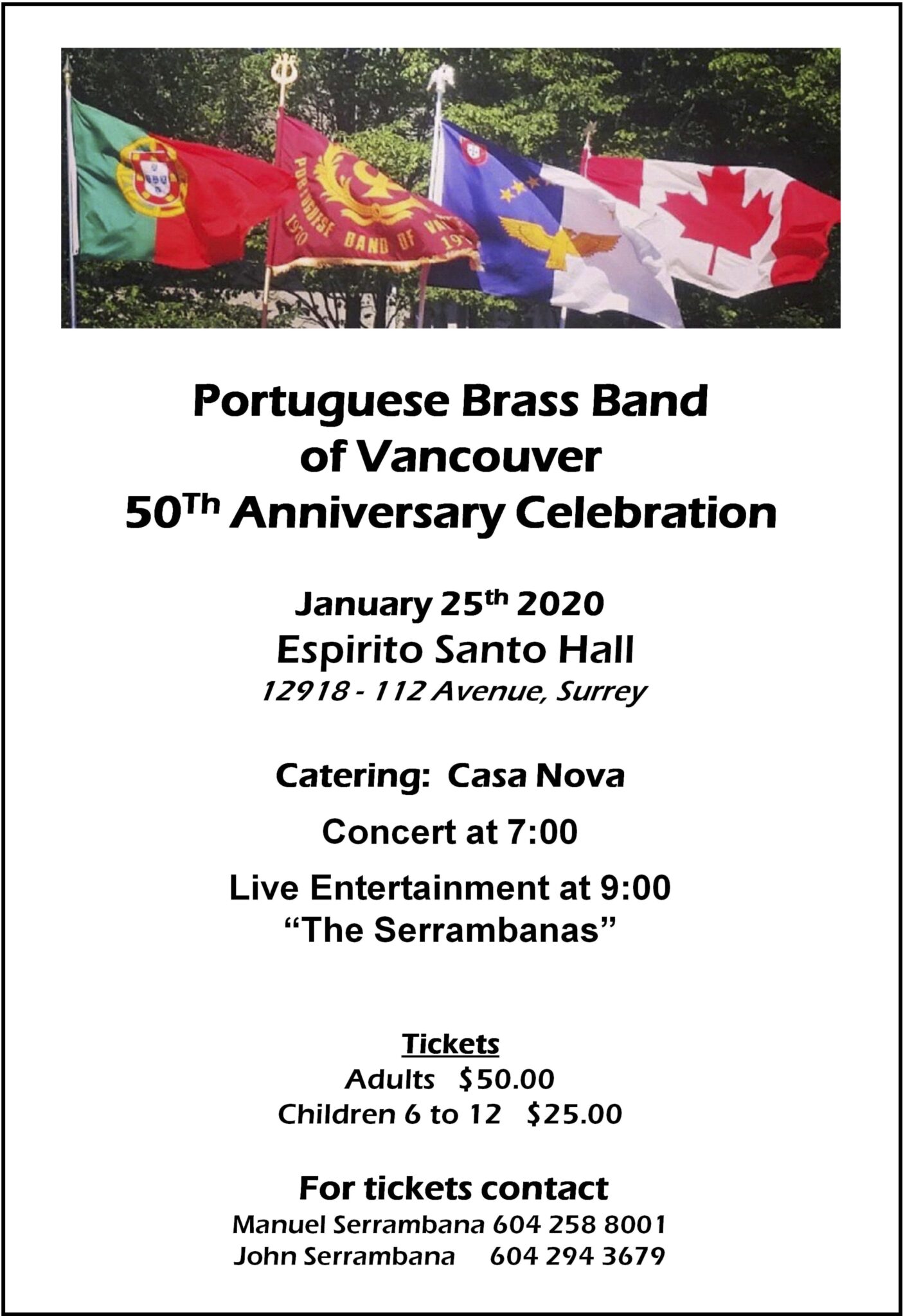 Portuguese Filarmonic Band of Vancouver
